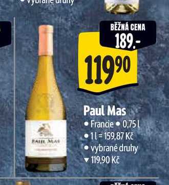   Paul Mas 0,75 l