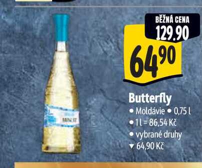   Butterfly  0,75 l