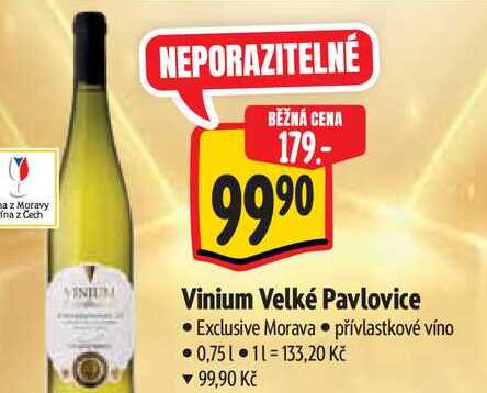   Vinium Velké Pavlovice 0,75 l