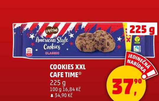 COOKIES XXL CAFE TIME, 225 g 