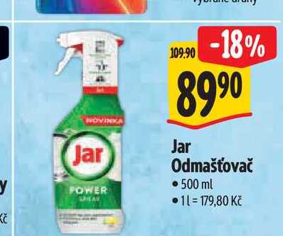   Jar Odmašťovač  500 ml  