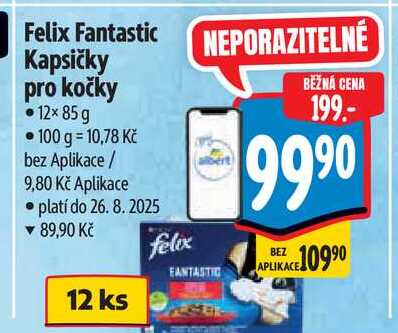 Felix Fantastic Kapsičky  12× 85 g 