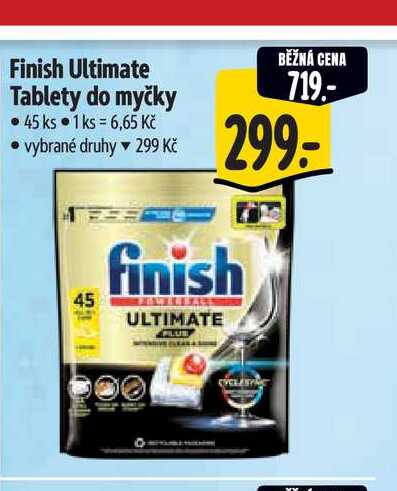 Finish Ultimate Tablety do myčky 45 ks 