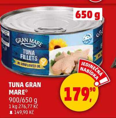 TUNA GRAN MARE, 900/650 g  