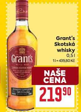 Grant's Skotská whisky 0,5l