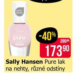 Sally Hansen Pure lak na nehty, různé odstíny 