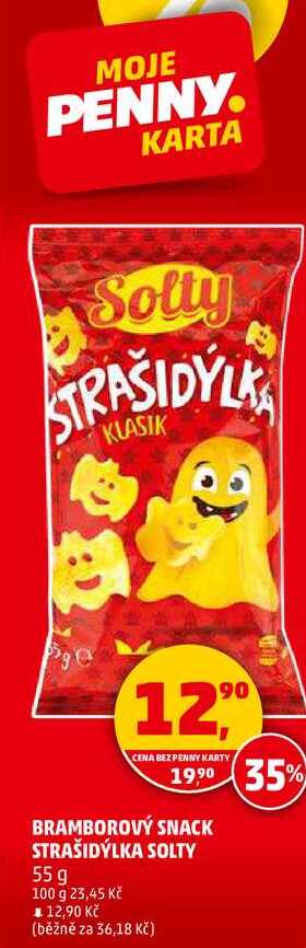 BRAMBOROVÝ SNACK STRAŠIDÝLKA SOLTY, 55 g 