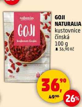 GOJI NATURALIA kustovnice čínská, 100 g 