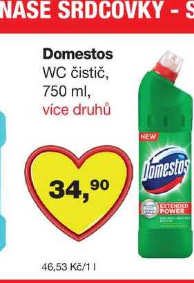Domestos WC čistič, 750 ml