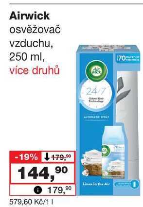 Airwick osvěžovač vzduchu, 250 ml