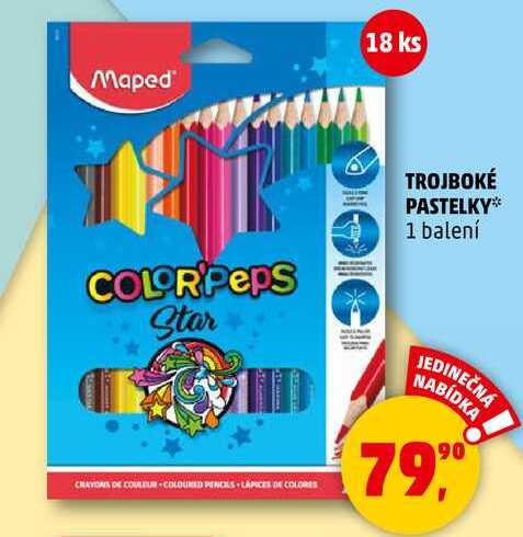 TROJBOKÉ PASTELKY, 1 balení  