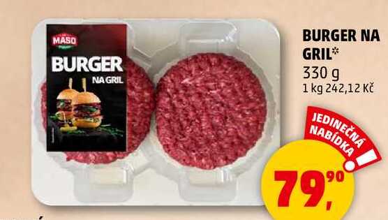 BURGER NA GRIL, 330 g 