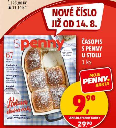 ČASOPIS S PENNY U STOLU, 1 ks 