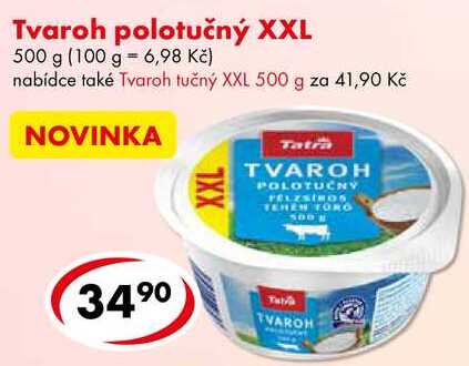 Tvaroh polotučný XXL, 500 g 
