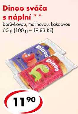Dinoo sváča s náplní, 60 g