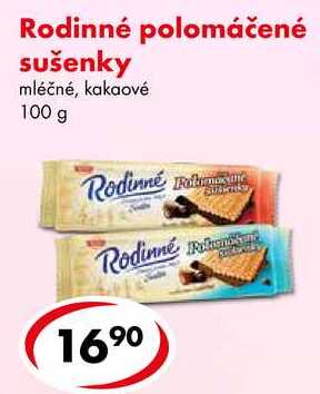 Rodinné polomáčené sušenky, 100 g 
