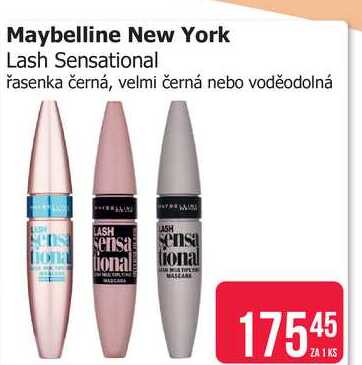 Maybelline New York Lash Sensational řasenka černá