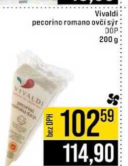 Vivaldi pecorino romano ovčí sýr DOP 200 g