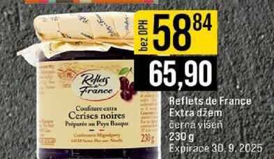 Reflets de France Extra džem černá višeň 230 g 