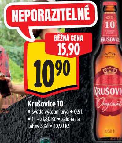   Krušovice 10  0,5 l