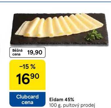 Eidam 45%, 100 g
