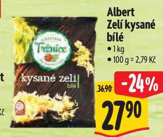 Albert Zelí kysané bílé, 1 kg