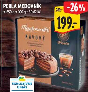 PERLA MEDOVNÍK, 650 g