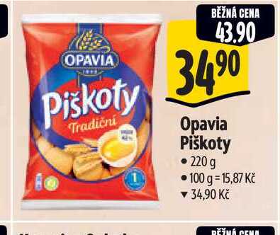  Opavia Piškoty   220 g 