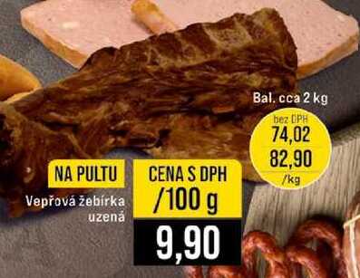 Vepřová Žebírka uzená 100 g 