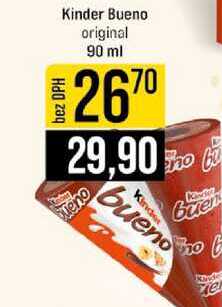 Kinder Bueno original 90 ml