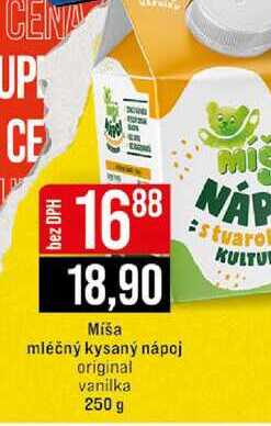 Miša mléčný kysaný nápoj original vanilka 250 g