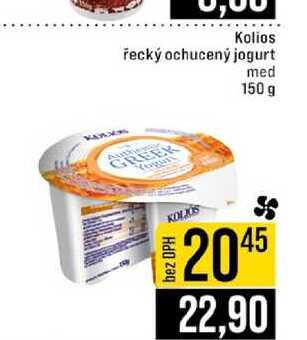 Kolios řecký ochucený jogurt med 150 g