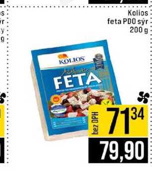 Kolios feta PDO sýr 200 g 