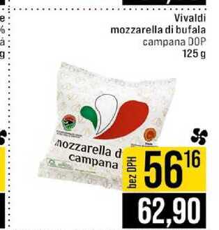 Vivaldi mozzarella di bufala campana DOP 125 g 