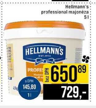 Hellmann's professional majonéza 5l 