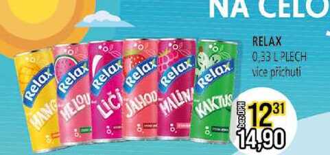 Relax 0.33l vice příchuti 