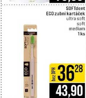 SOFTdent ECO zubni kartáček ultra soft soft medium 1ks 