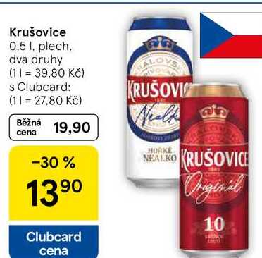 Krušovice, 0.5 l, plech 