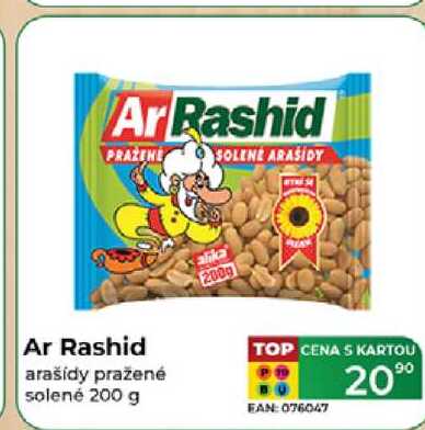 Ar Rashid arašídy pražené solené 200 g