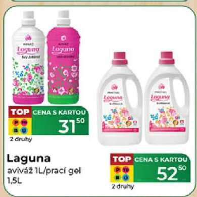Laguna aviváž 1L/prací gel 1,5L  