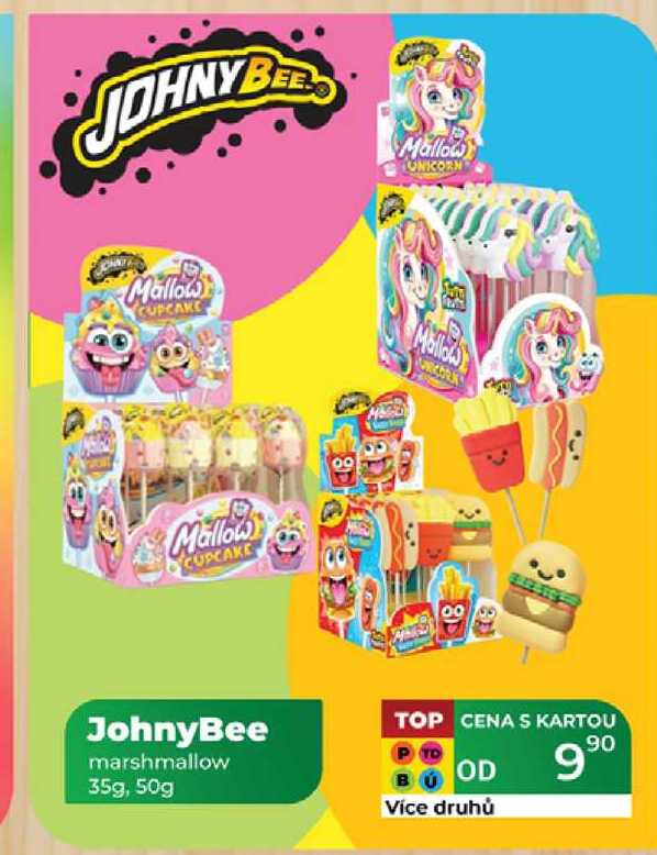 JohnyBee marshmallow 35g, 50g 