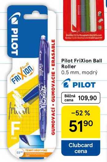 Pilot Frixion Ball Roller, 0,5 mm, modrý  