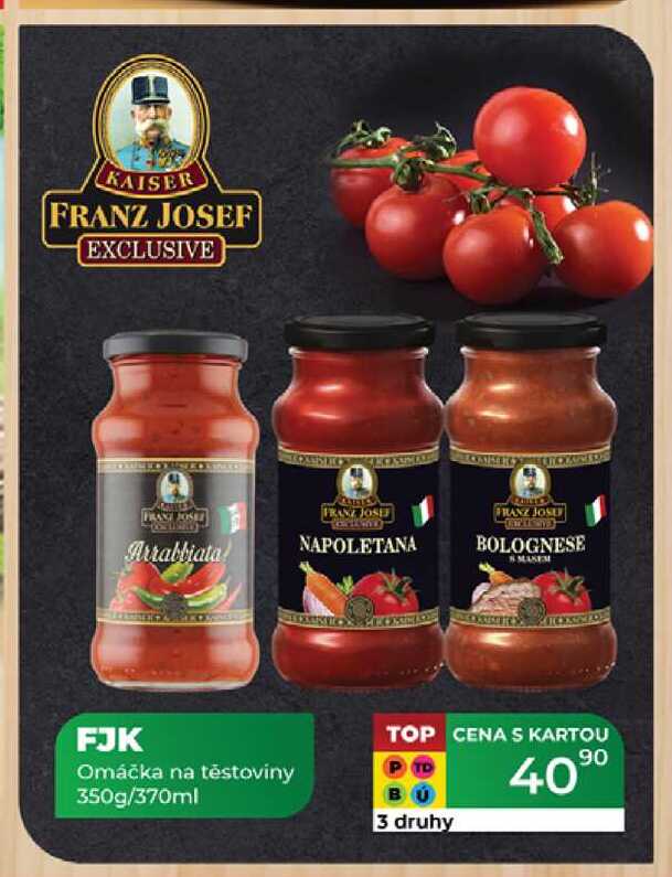 FJK Omáčka na těstoviny 350g/370ml 