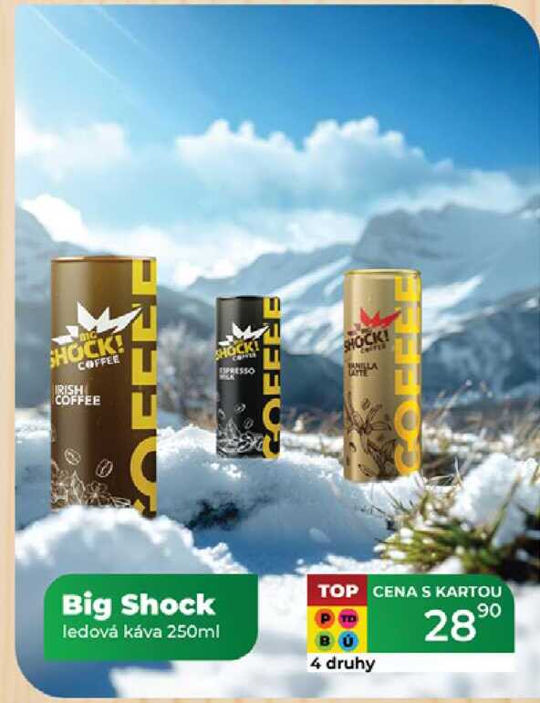 Big Shock ledová káva 250ml 