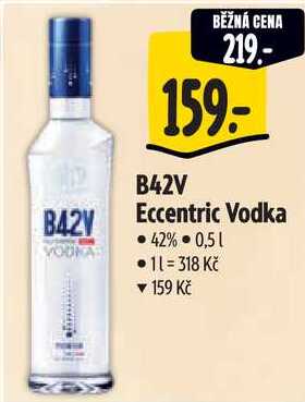 B42V Eccentric Vodka, 0,5 l