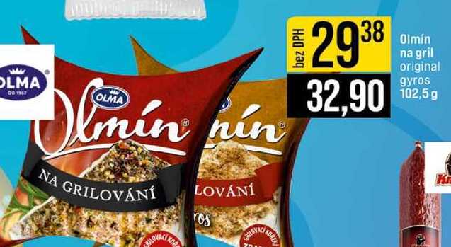 Olmín na gril original gyros 102,5 g 