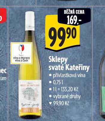  Sklepy svaté Kateřiny 0,75 l