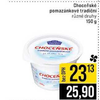 Choceňské pomazánkové tradiční různé druhy 150 g