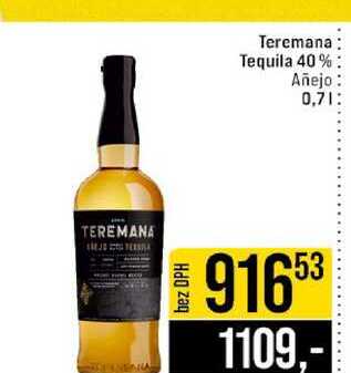 Teremana Tequila 40% Añejo 0,7l