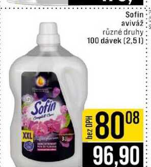 Sofin aviváž různé druhy 100 dávek 2,5l